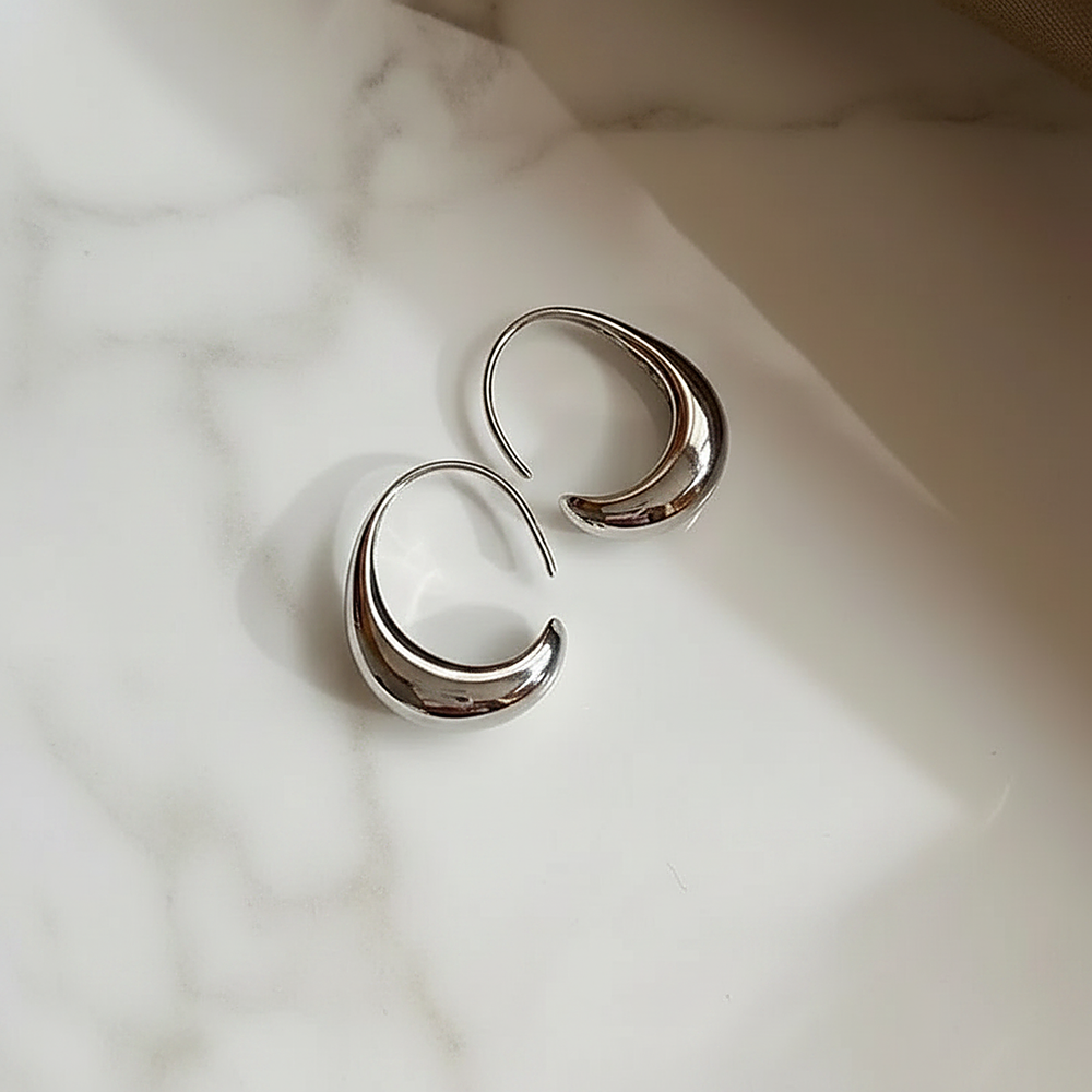 Lune Silver Earrings