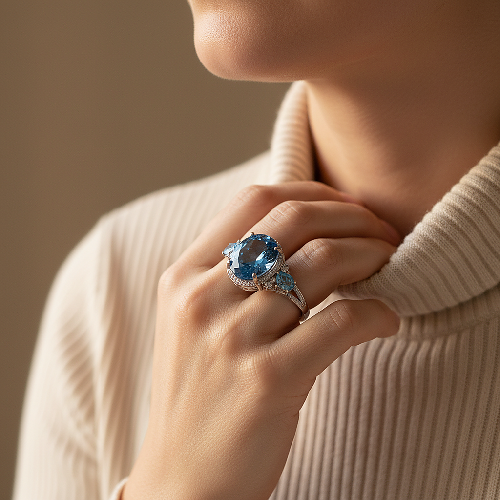 Halcyon Crystal Ring