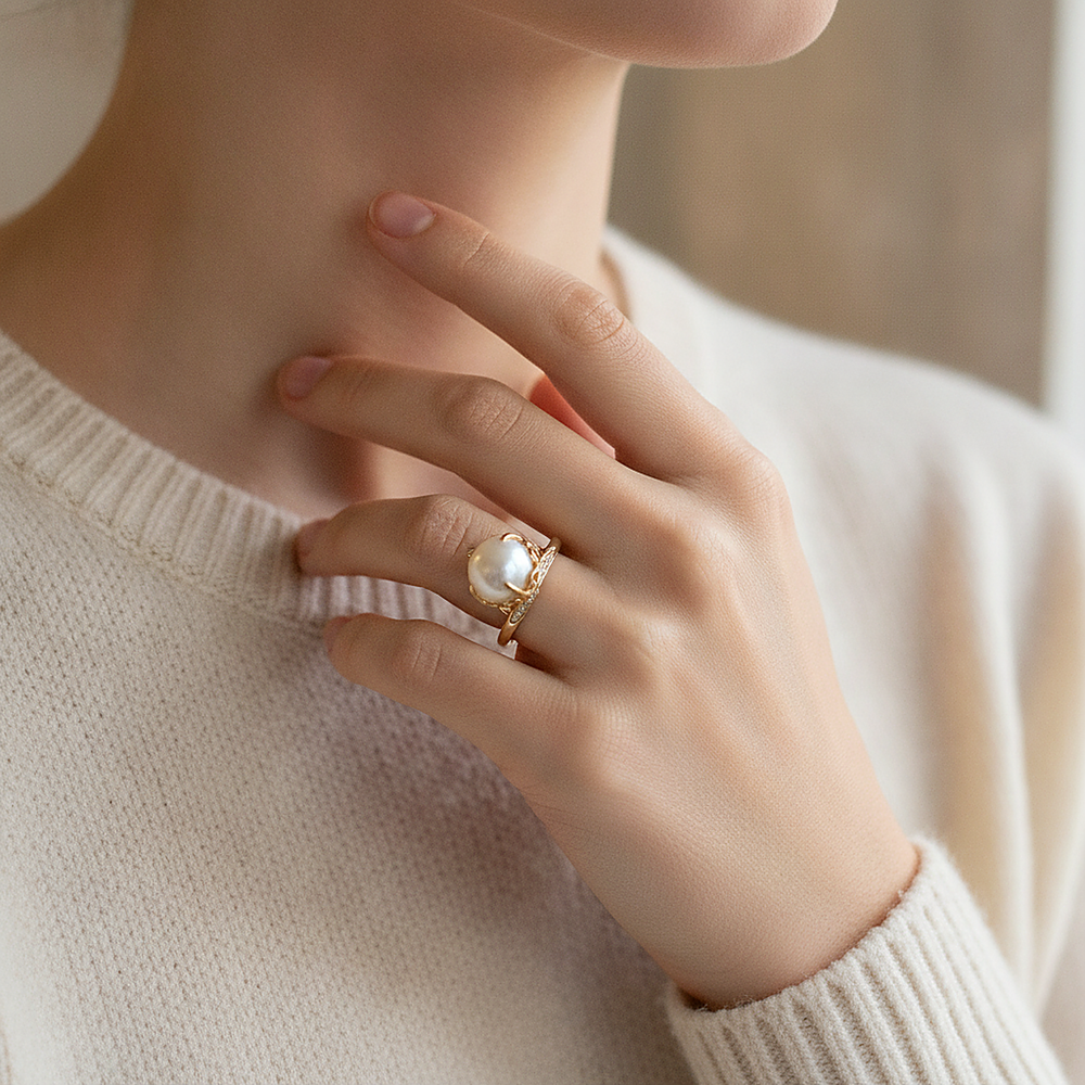 Giada Pearl Ring