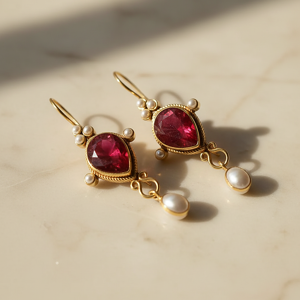 Halcyon Ruby Earrings