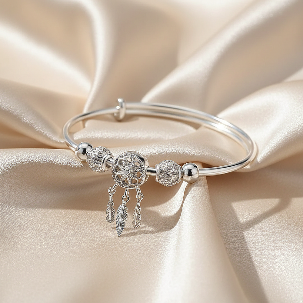 Delphine Silver Bracelet