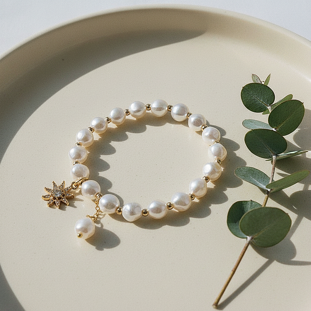 Zaria Pearl Bracelet