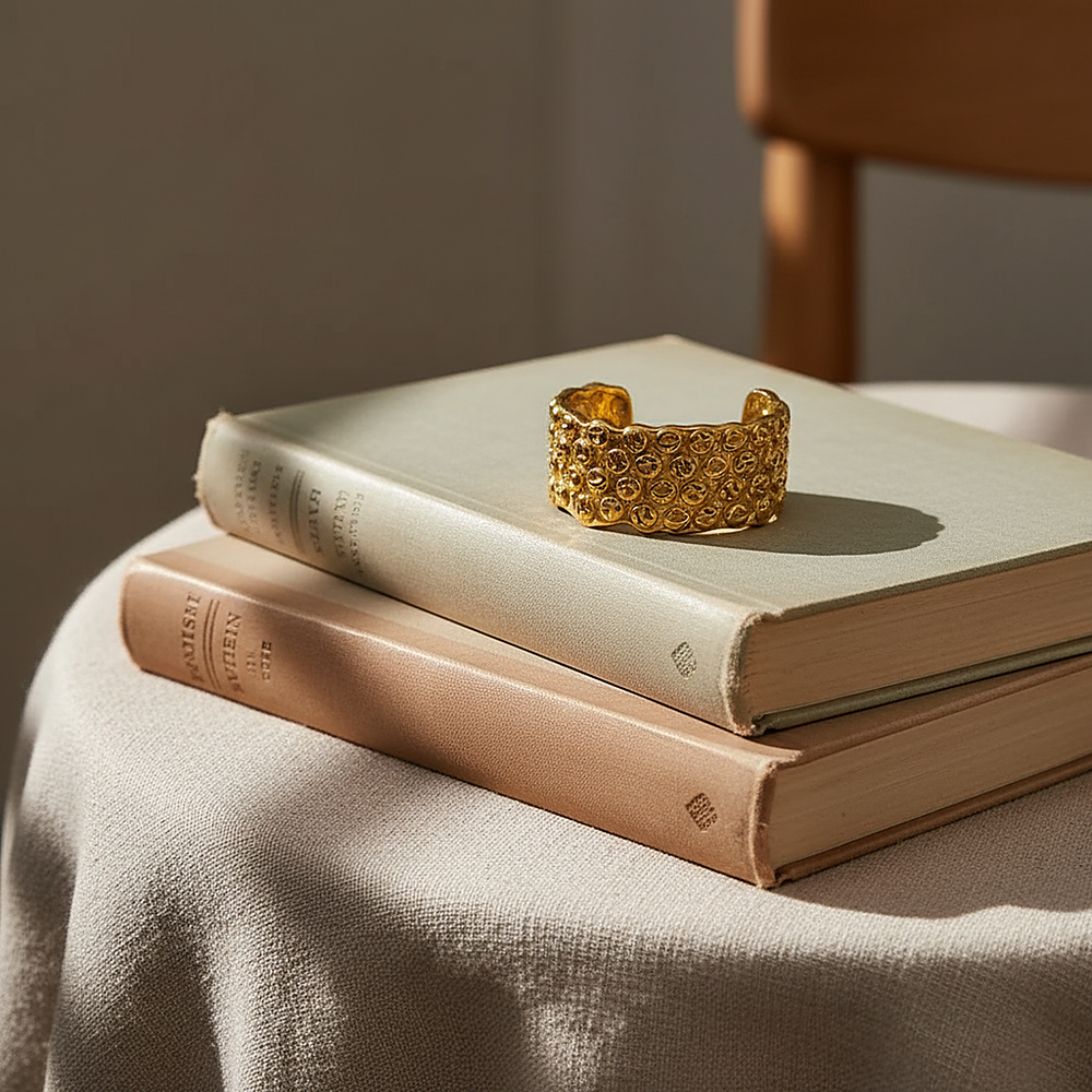 Cerise Gold Cuff