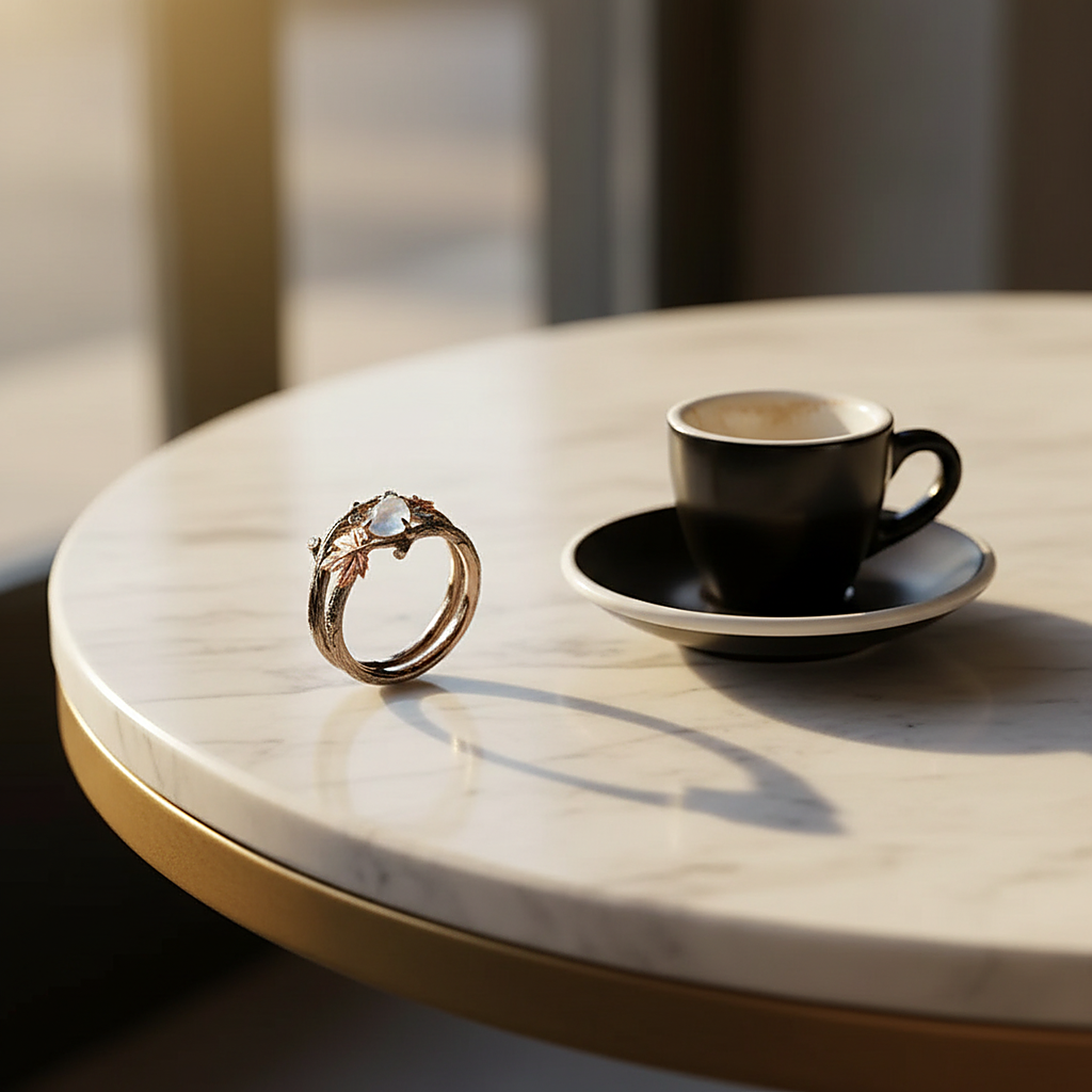 Xanthe Moonstone Ring