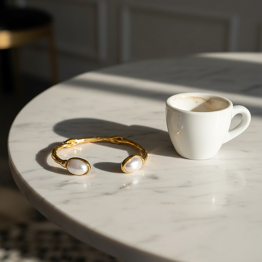 Bijou Pearl Bangle