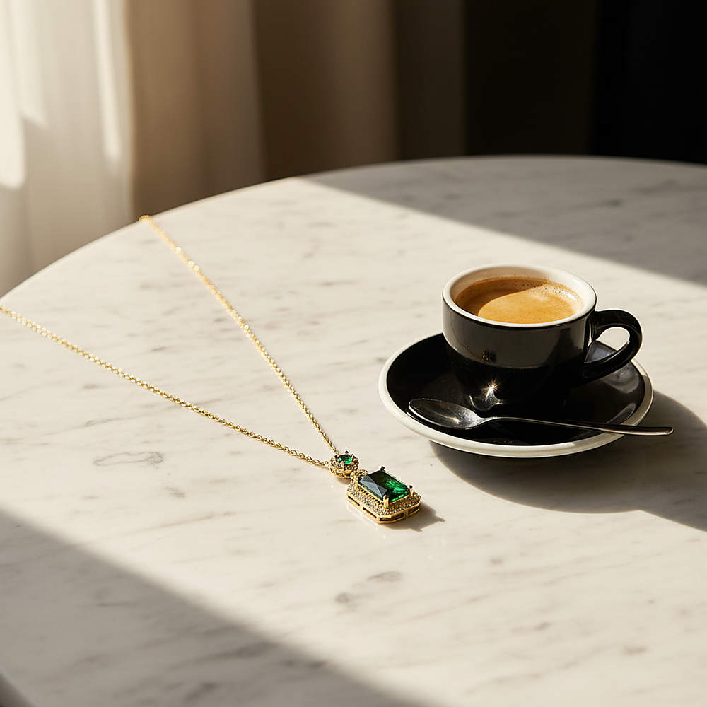 Adeline Emerald Necklace