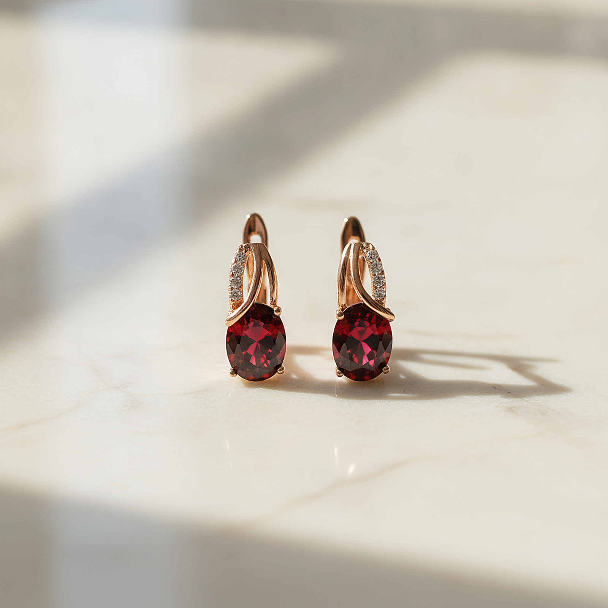 Solveig Ruby Earrings