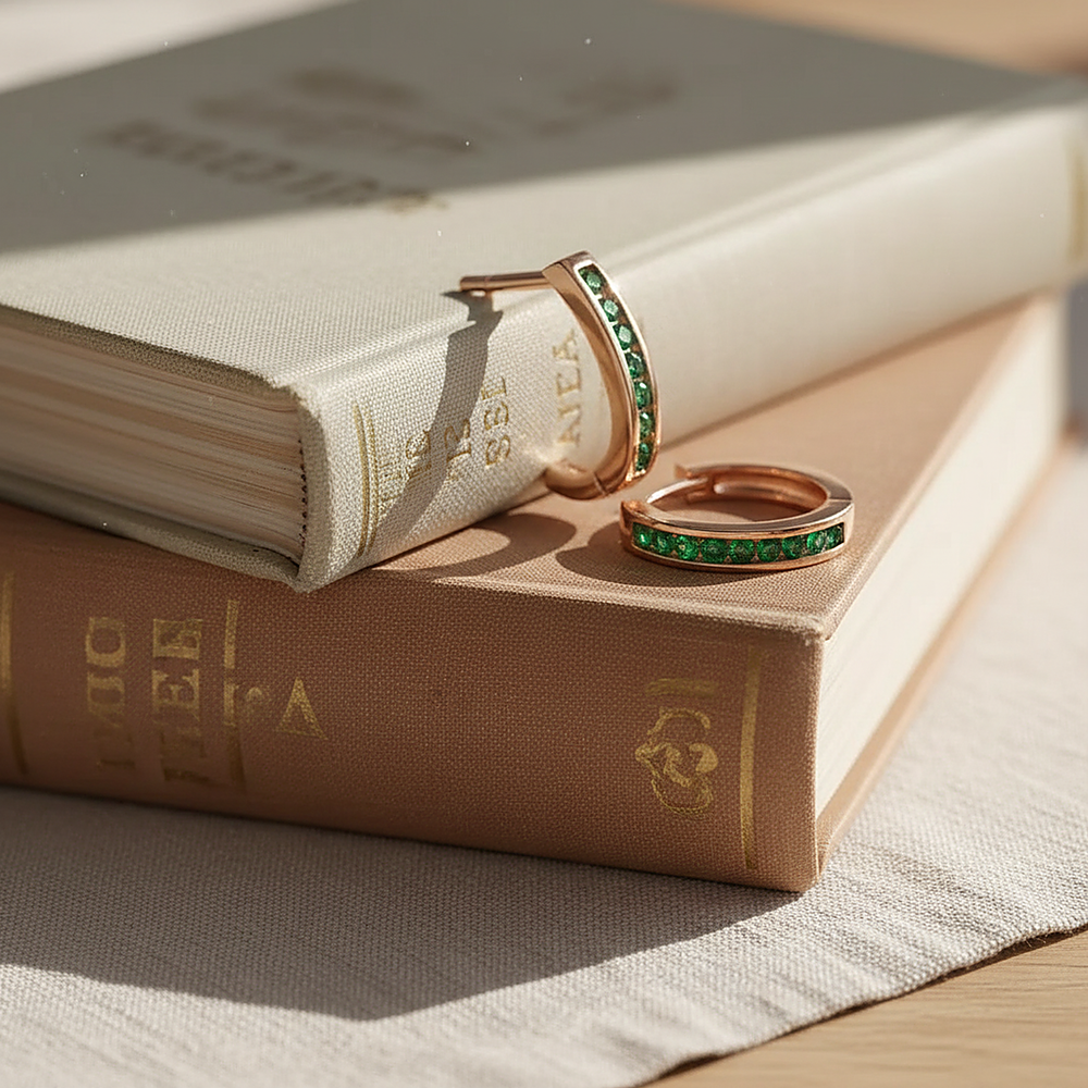 Xanthe Emerald Earrings