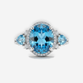 Halcyon Crystal Ring
