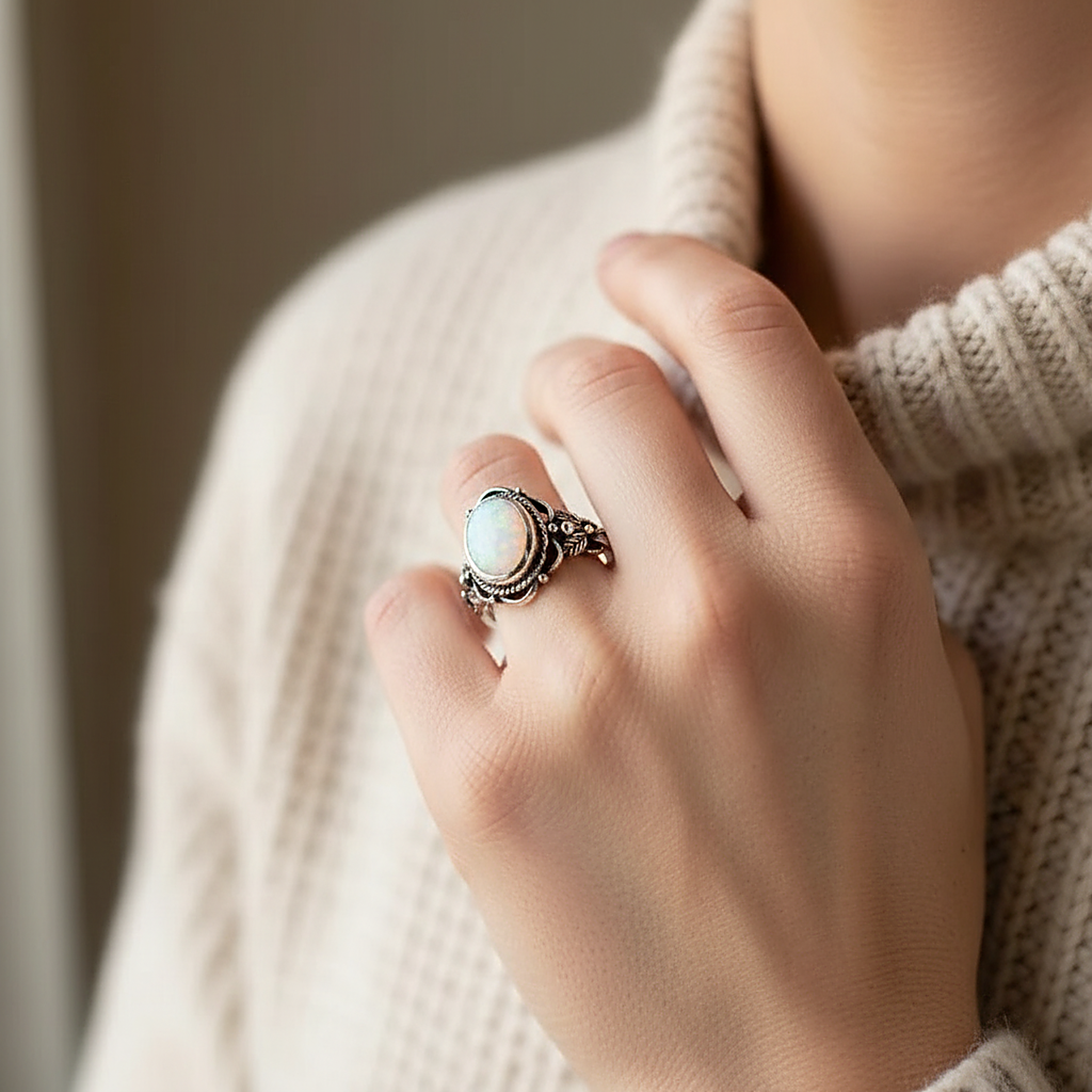 Beatrice Opal Ring