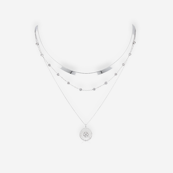 Maelys Silver Necklace