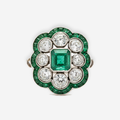 Aurore Emerald Ring