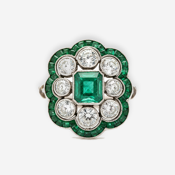 Aurore Emerald Ring