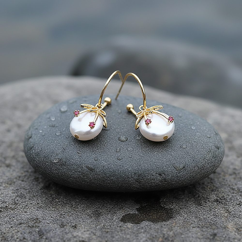 Emmeline Pearl Earrings