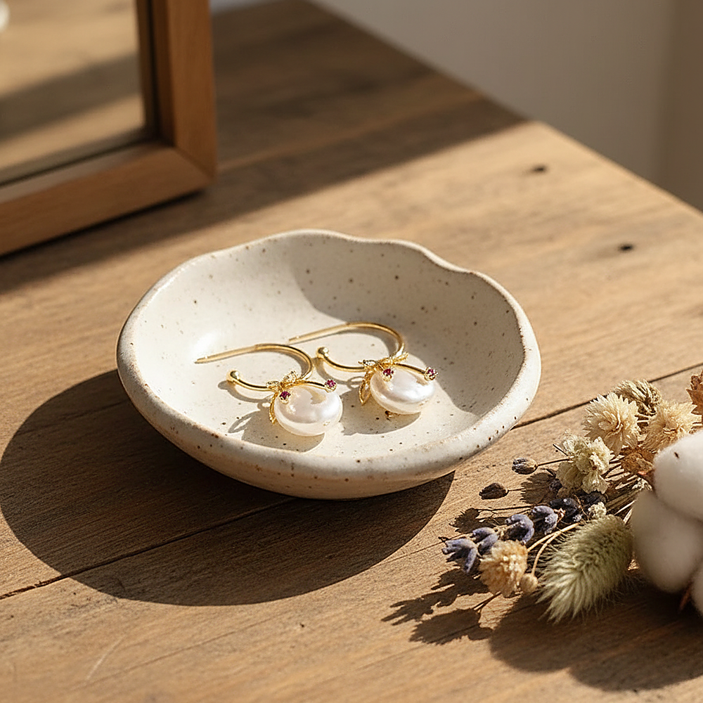 Emmeline Pearl Earrings