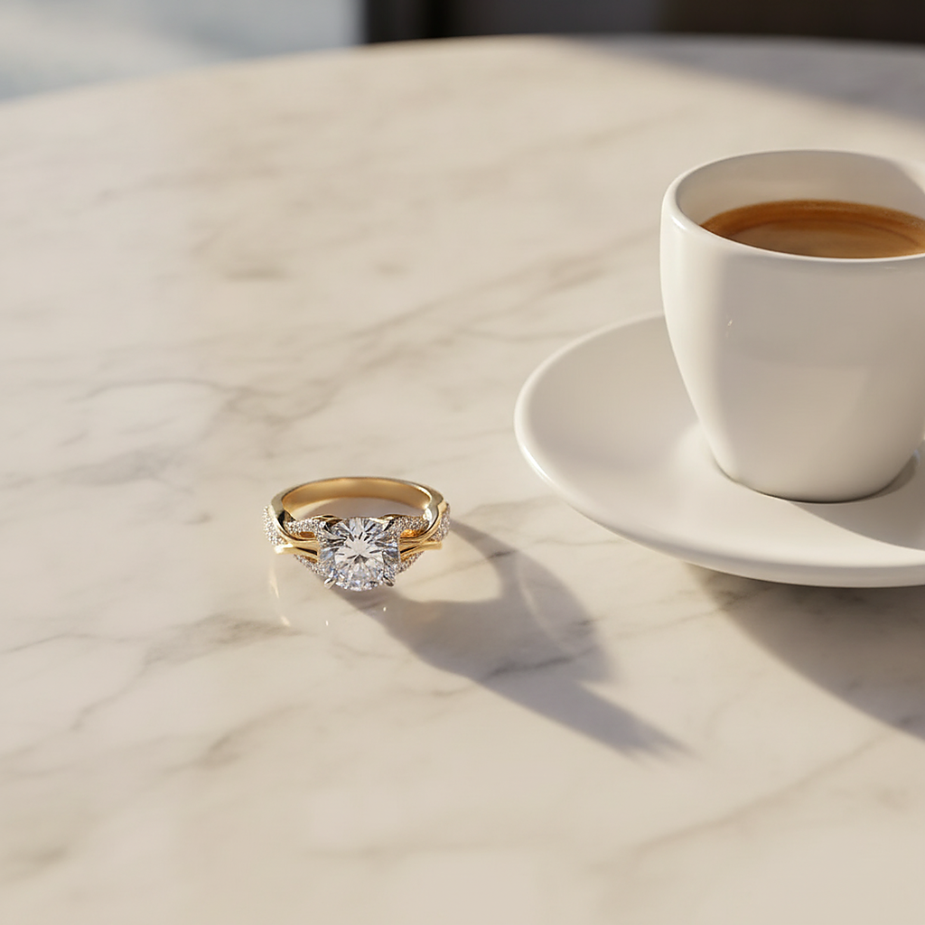 Delphine Crystal Ring