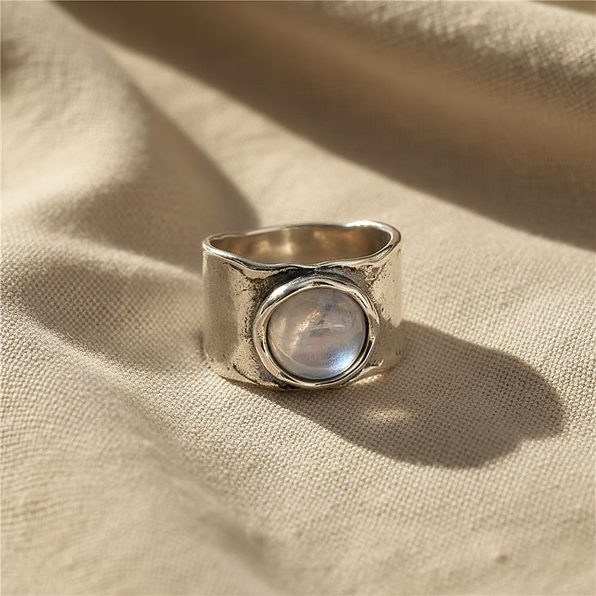 Thessaly Moonstone Ring