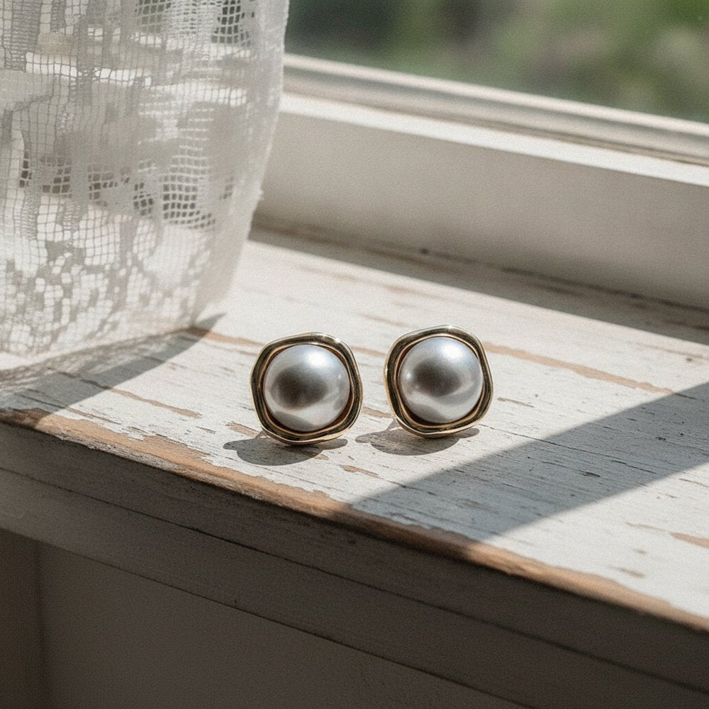 Mirabelle Pearl Earrings