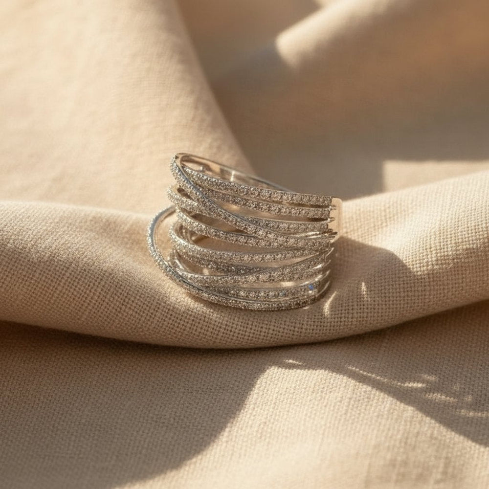 Opaline Zirconia Ring