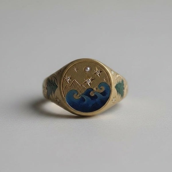 Fleur Gold Ring