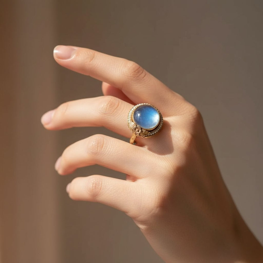 Mirabelle Moonstone Ring