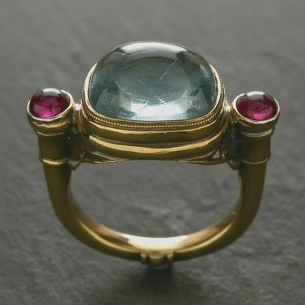 Giselle Aquamarine Ring