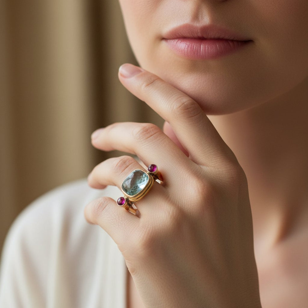 Ysolde Ruby Ring