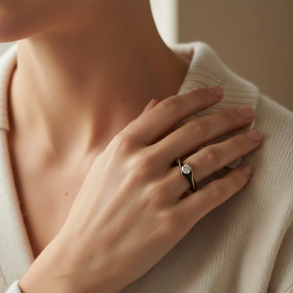 Delphine Crystal Ring