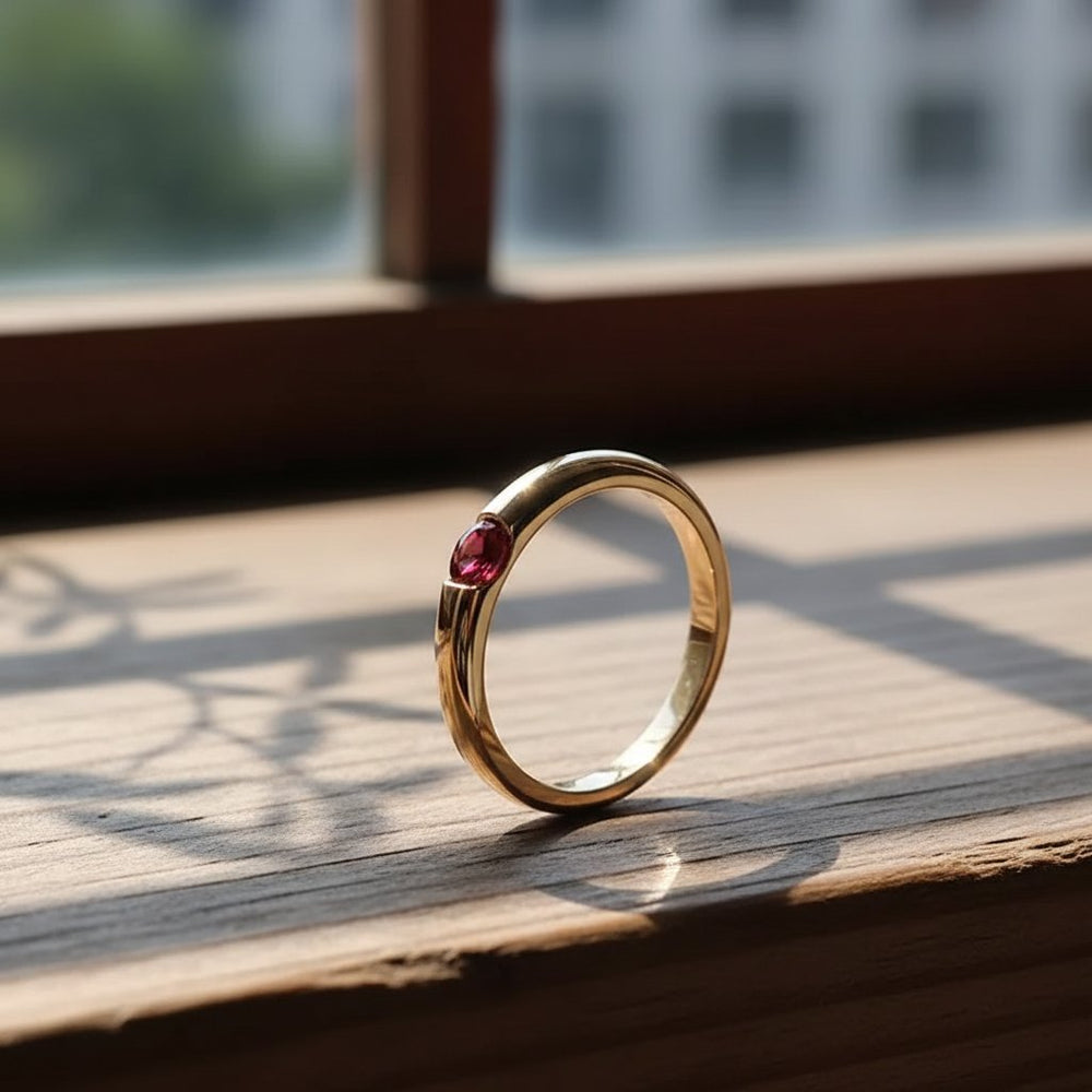 Opaline Ruby Ring