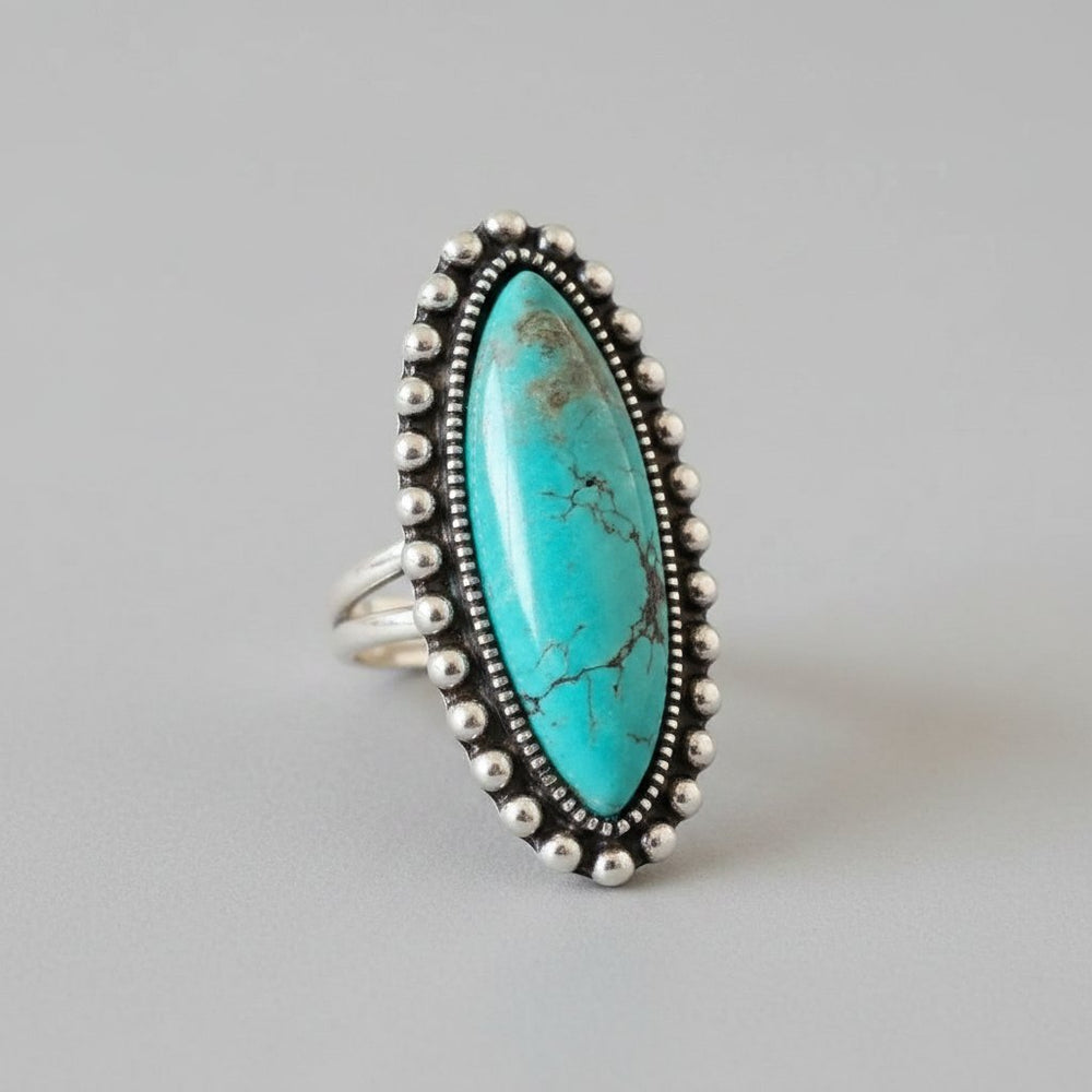 Marguerite Turquoise Ring