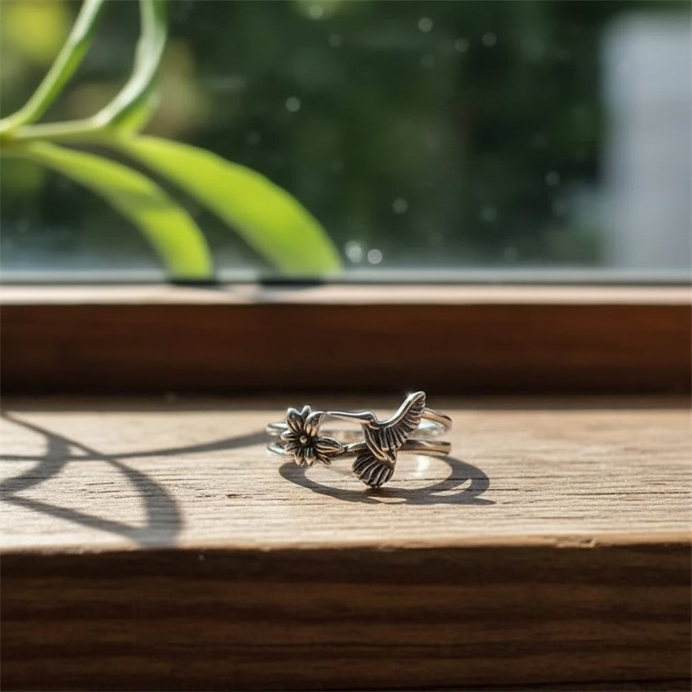 Selene Silver Ring