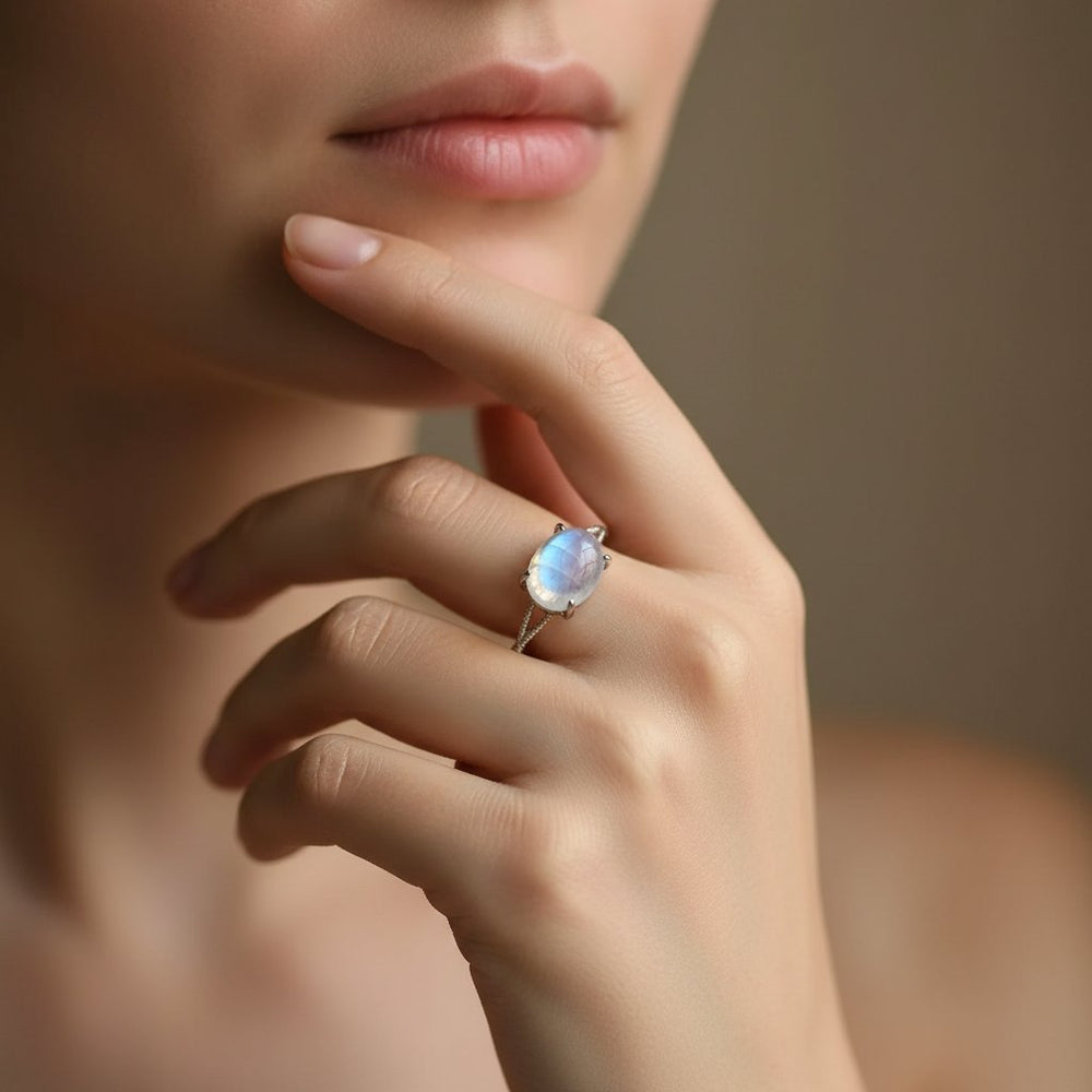 Solene Moonstone Ring