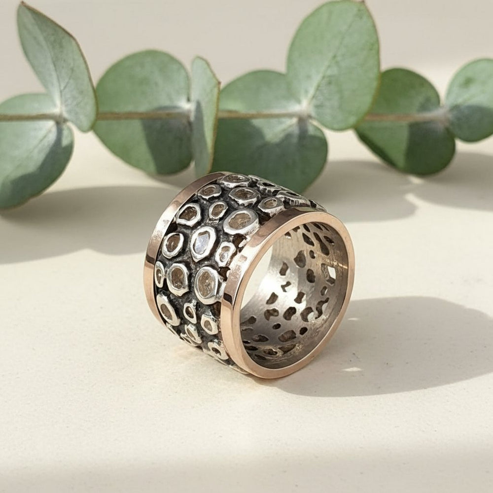 Coralie Silver Ring