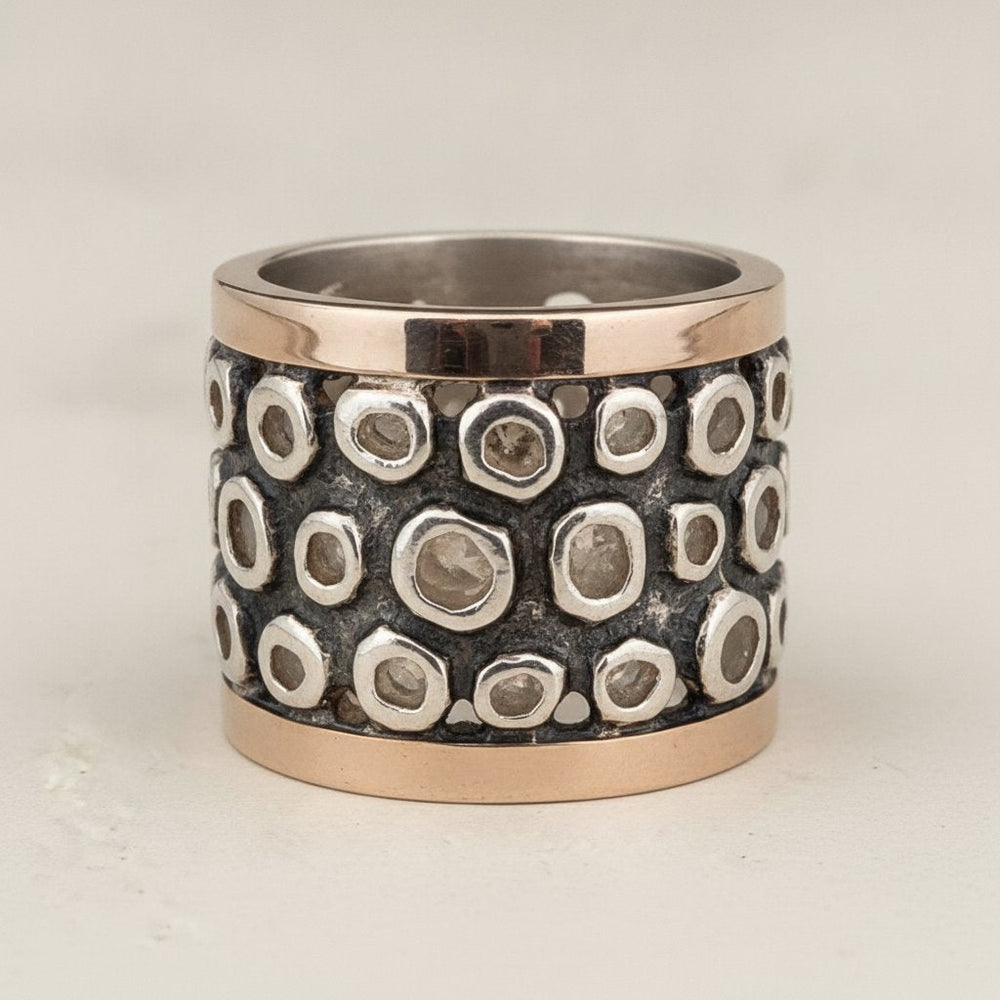 Coralie Silver Ring
