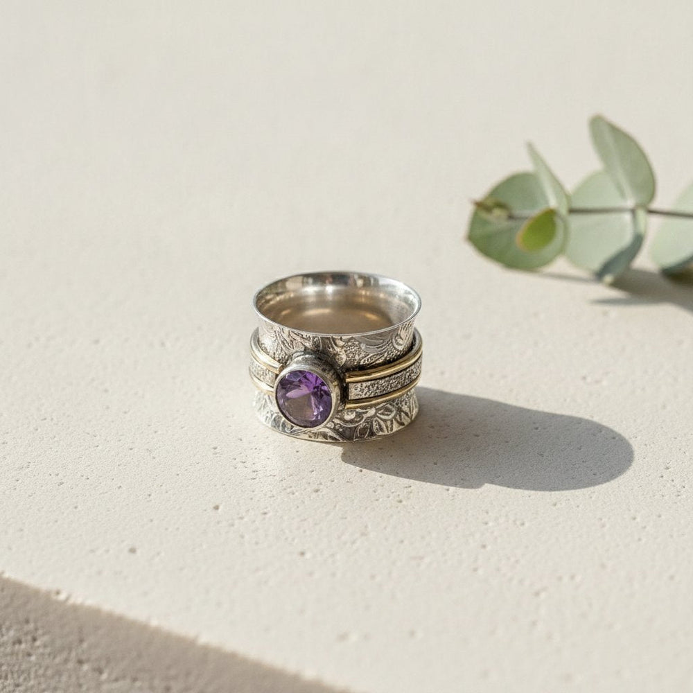 Thessaly Amethyst Ring