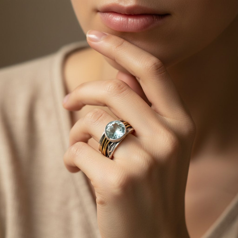 Lucienne Aquamarine Ring