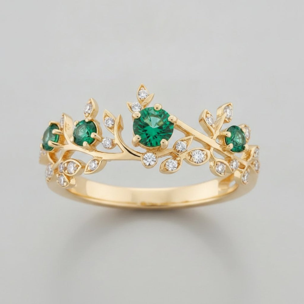 Zaria Emerald Ring