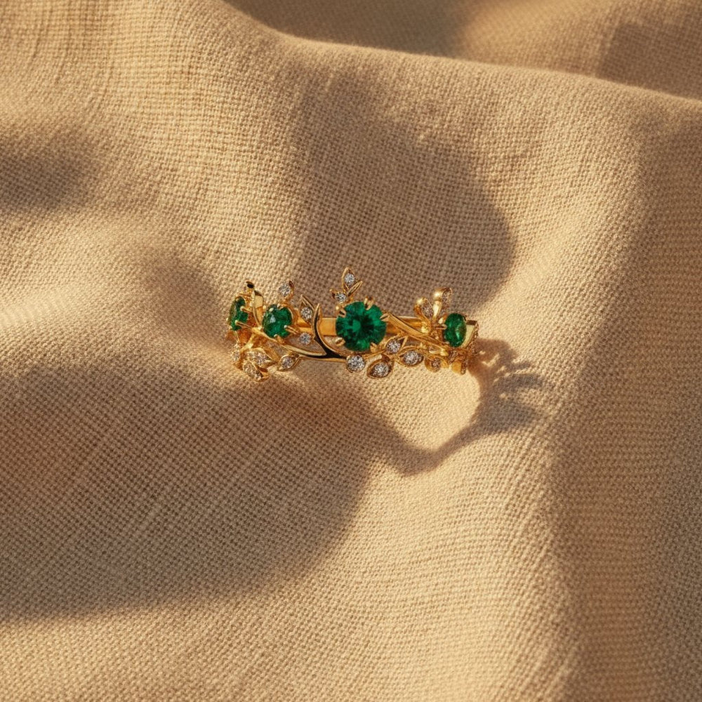 Zaria Emerald Ring
