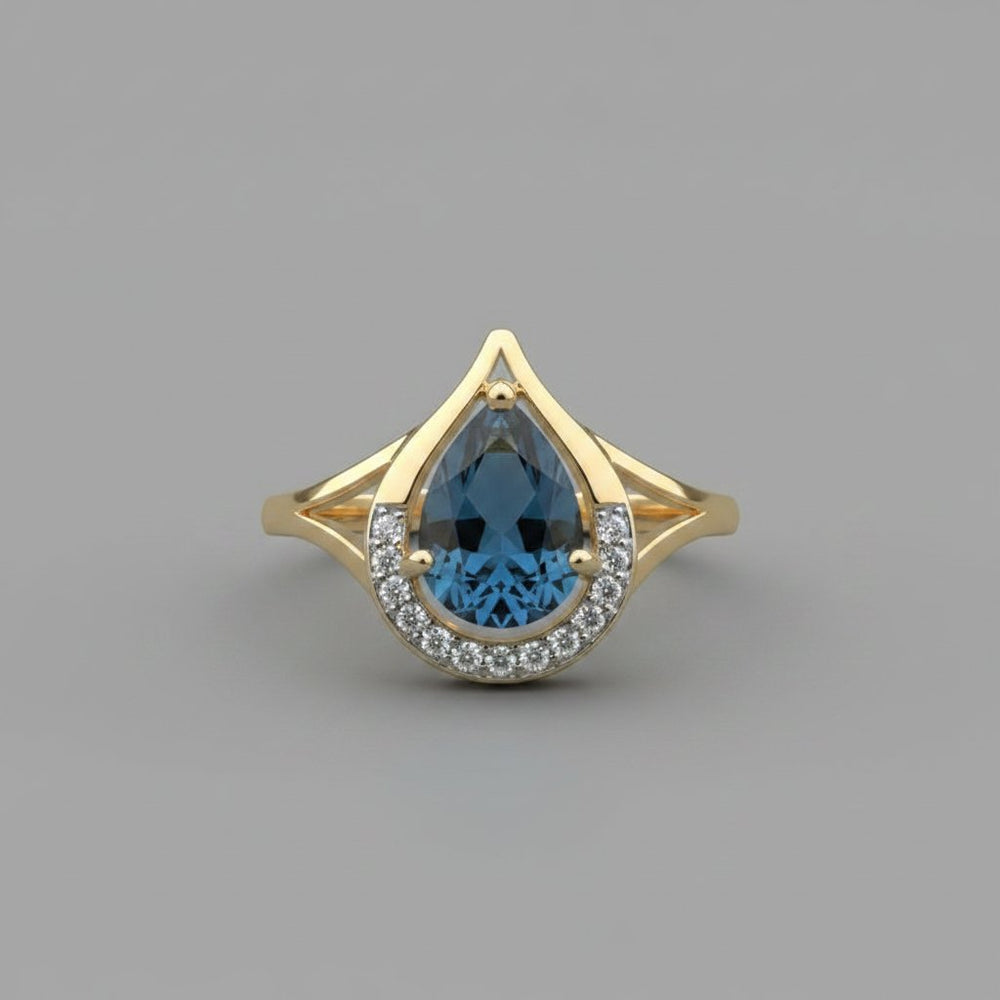 Celestine Gold Ring