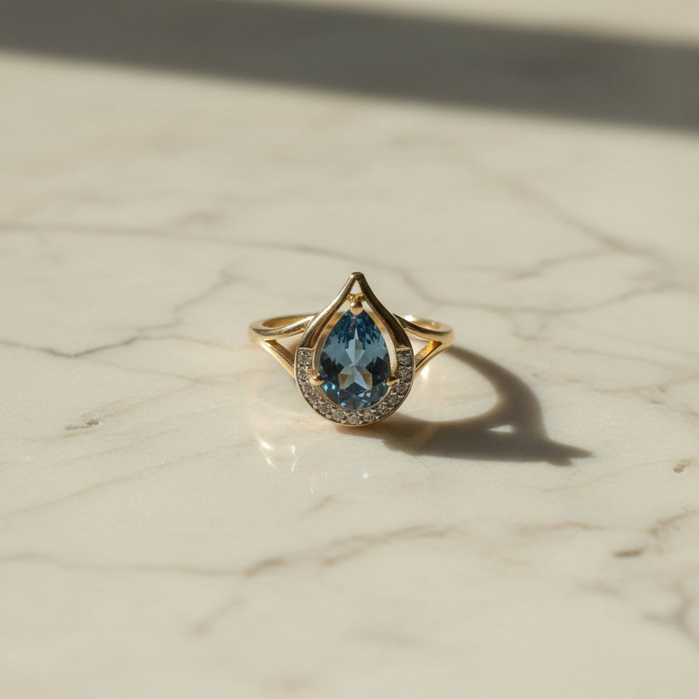 Celestine Gold Ring