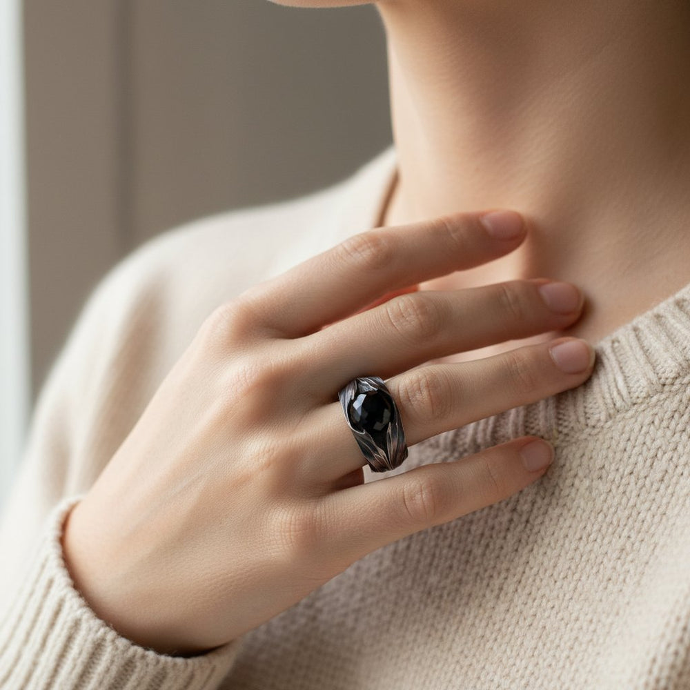 Dvora Silver Ring
