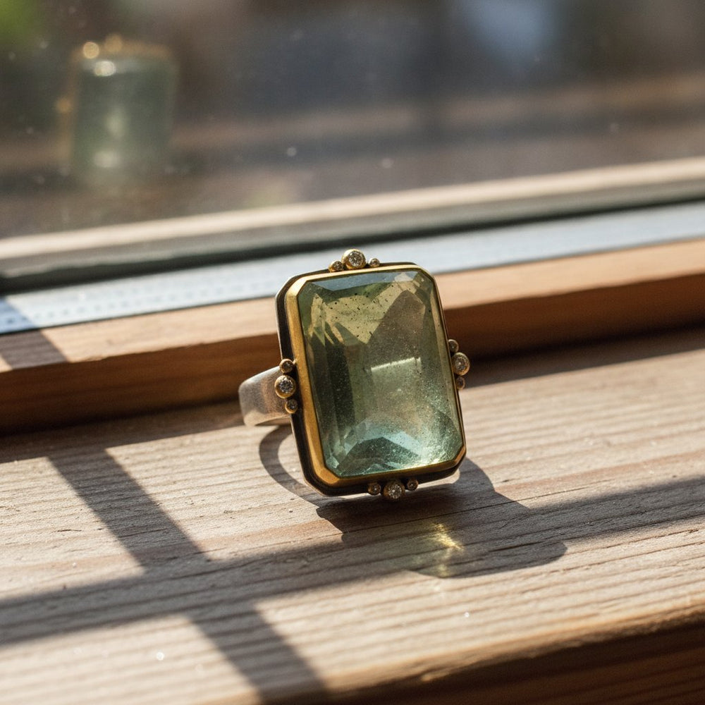 Celestine Gold Ring