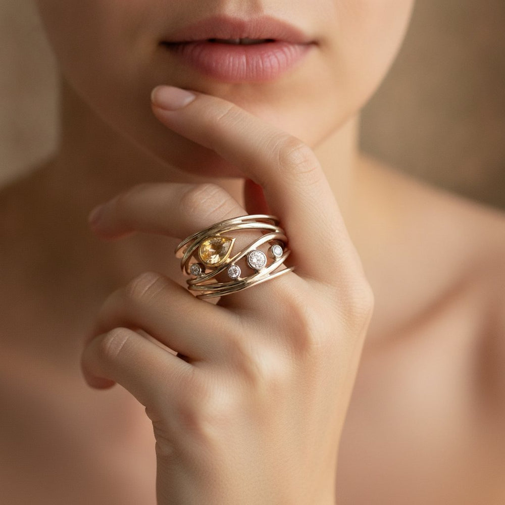 Hespera Zirconia Ring