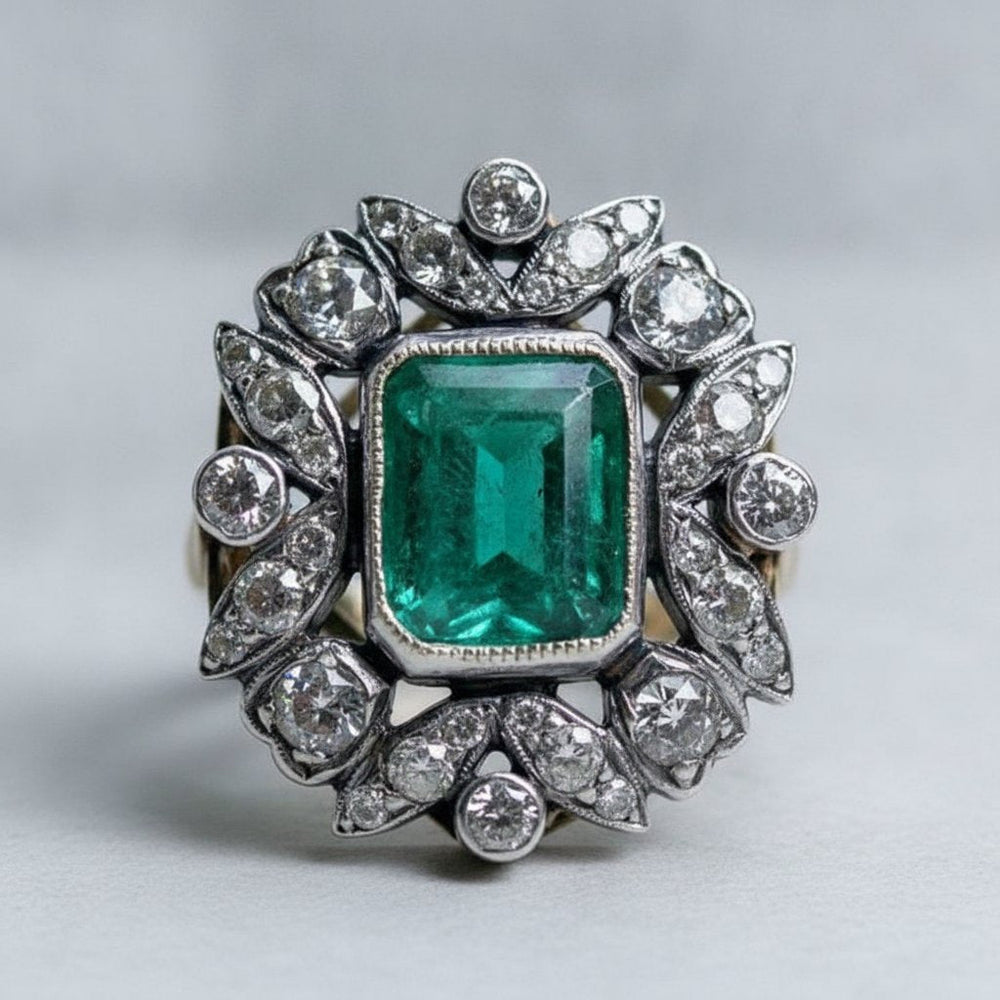 Liviana Emerald Ring