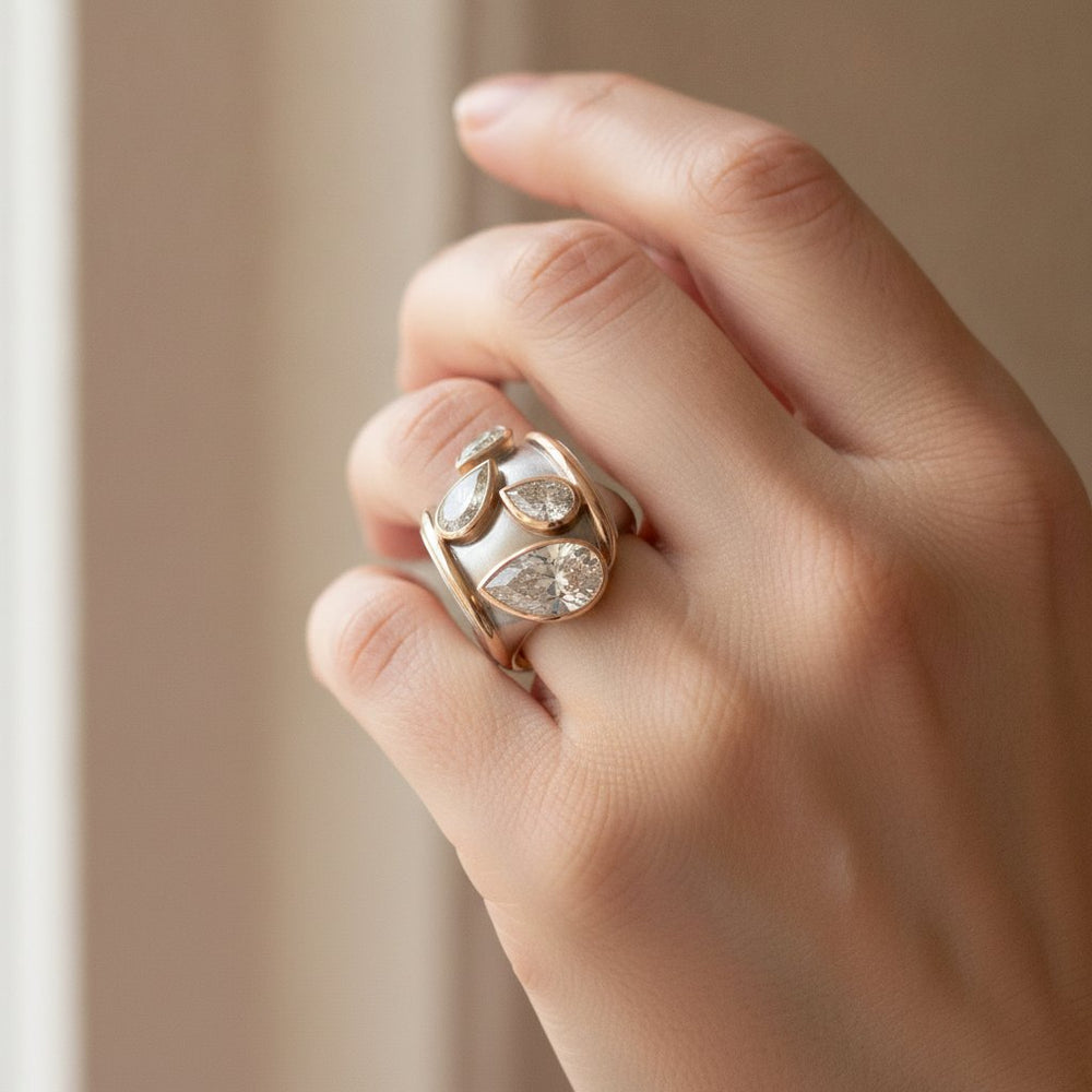 Sabine Crystal Ring