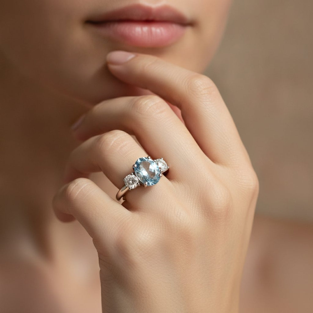 Genevieve Crystal Ring
