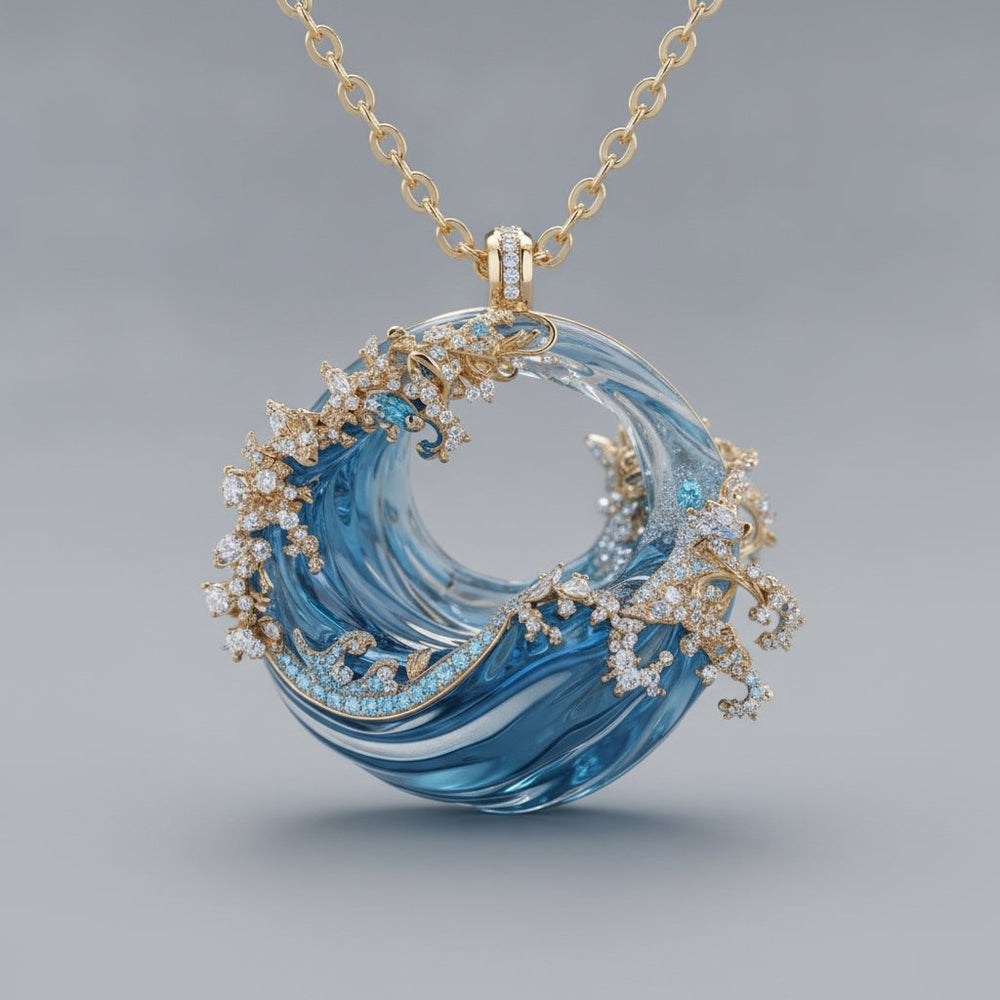 Une Crystal Necklace