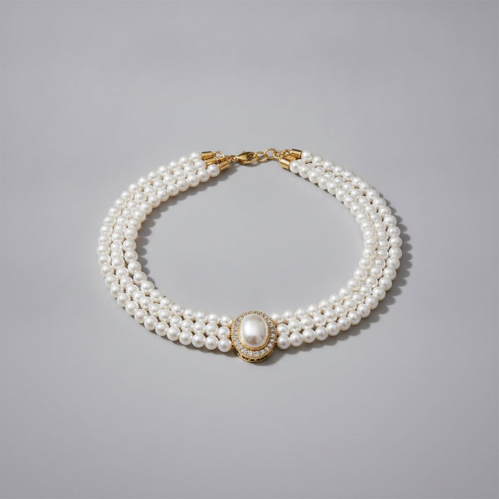 Clemence Pearl Pendant Necklace