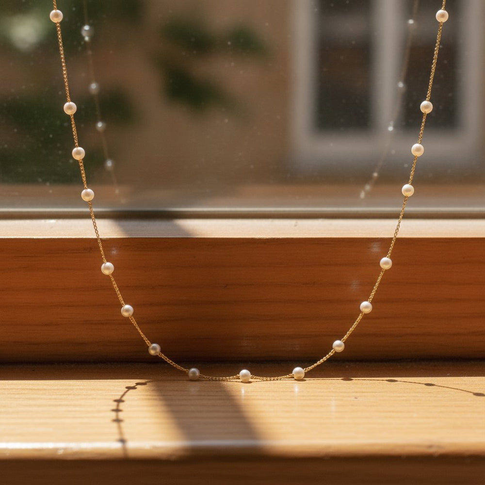 Rosaline Pearl Necklace