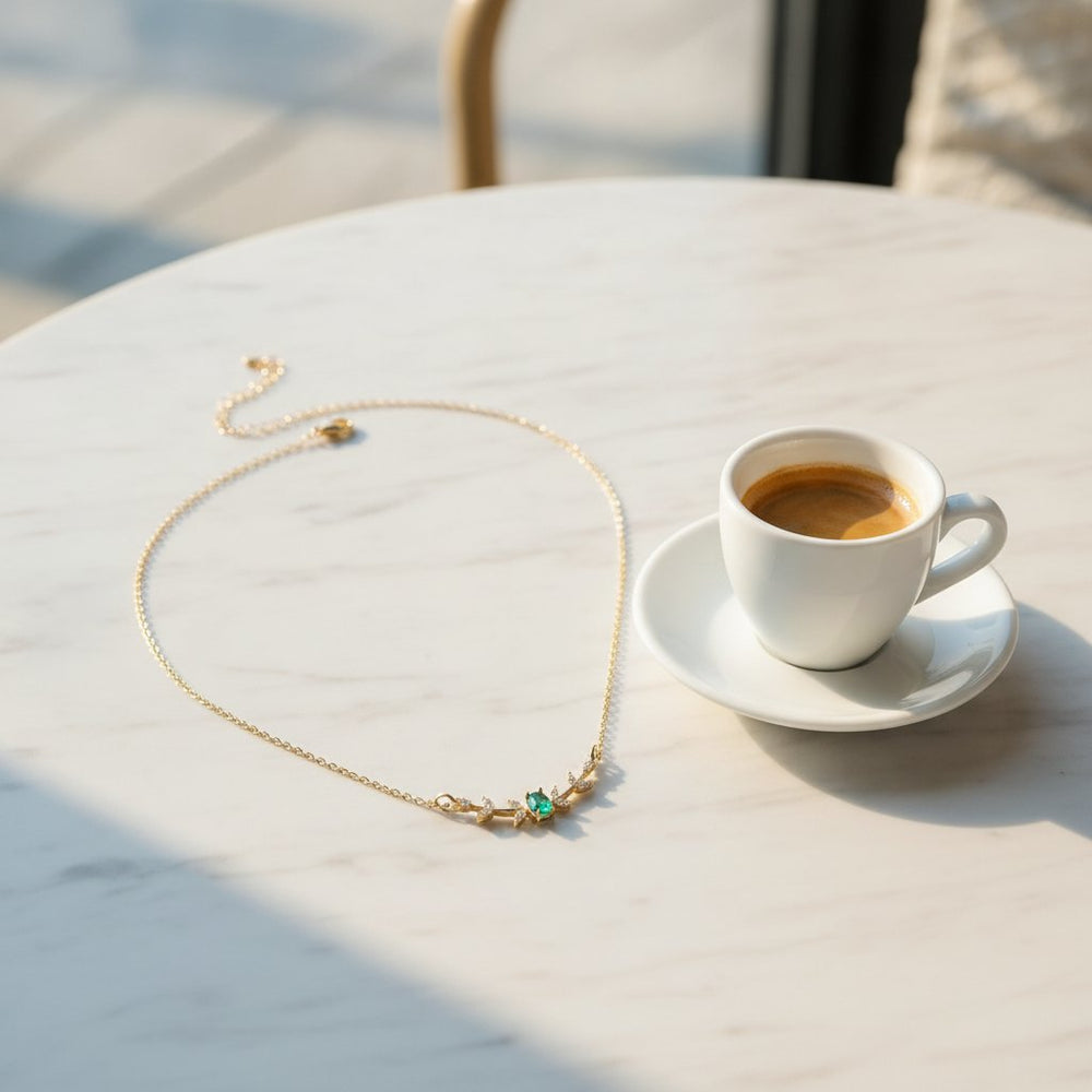 Ondine Emerald Necklace